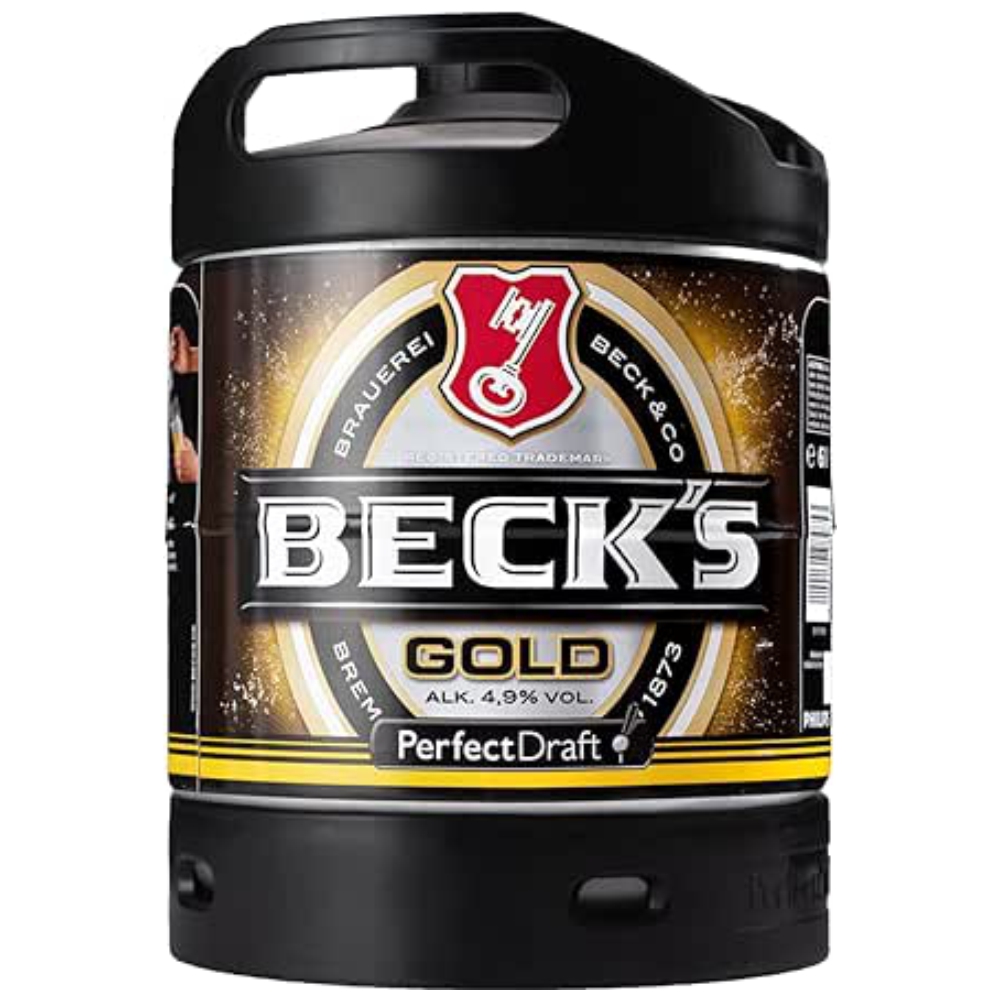 Cumpara Beck's Gold - PerfectDraft bere la halbă 6l în România