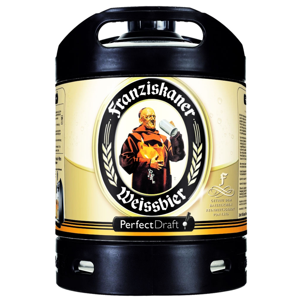 Franziskaner Weißbier - PerfectDraft-Fassbier 6l in Rumänien kaufen