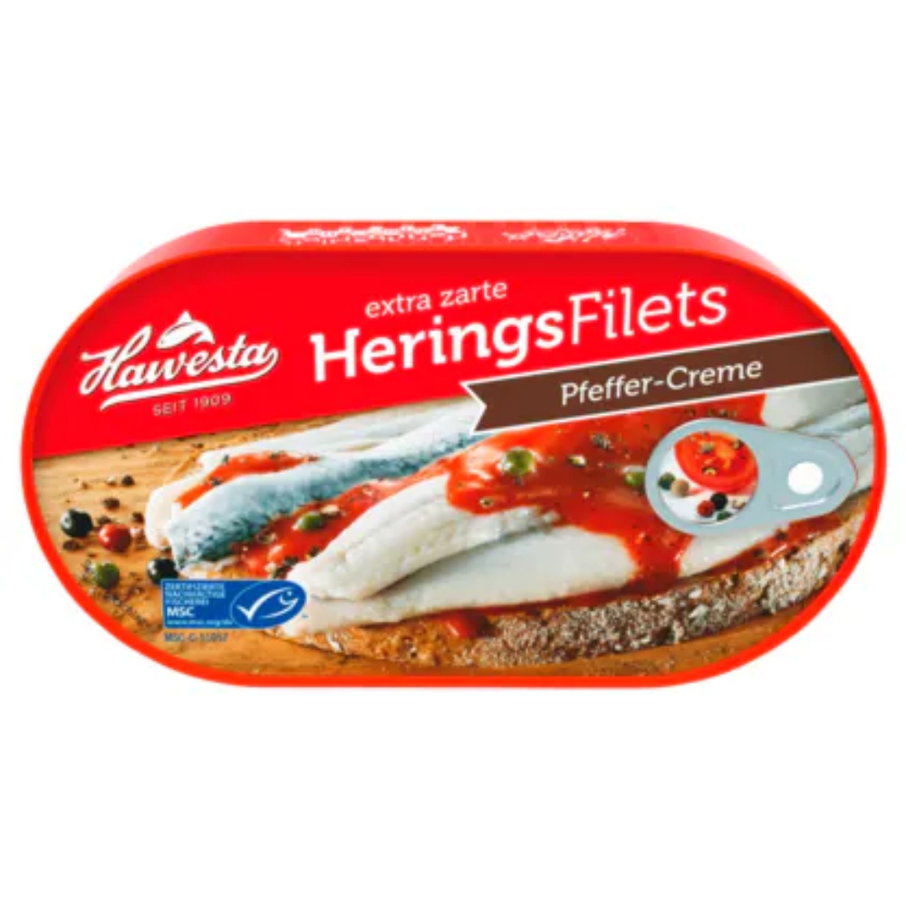 Hawesta Heringsfilets in Pfeffercreme in Rumänien kaufen