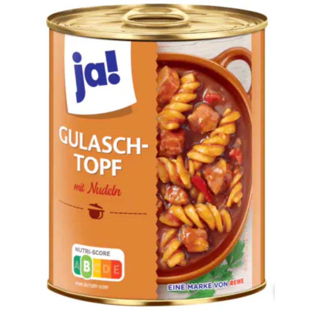 Cumpara ja! Goulash cu tăiței 800g în România