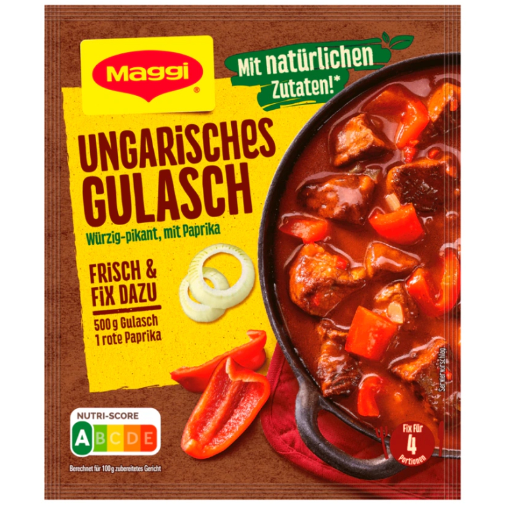 Maggi Fix Ungarisches Gulasch 56g in Rumänien kaufen