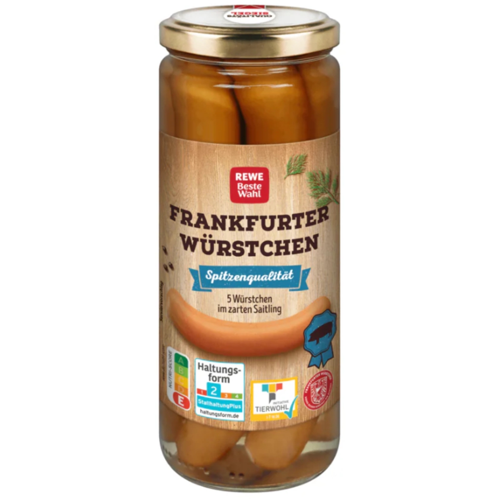 REWE Beste Wahl Frankfurter Würstchen in Rumänien kaufen