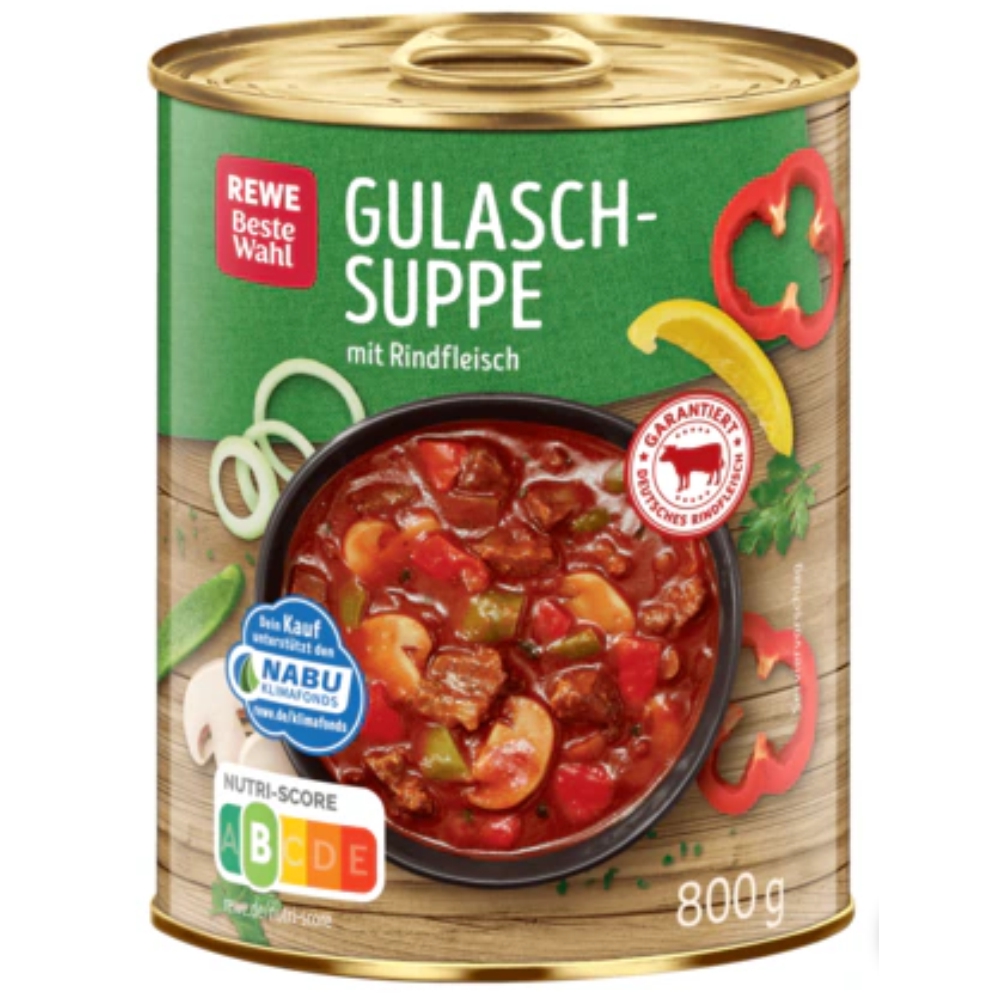 REWE Beste Wahl Gulaschsuppe in Rumänien kaufen